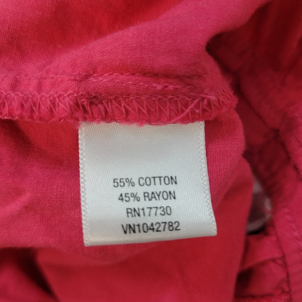 Cherokee Pink Ruffled Romper Jumpsuit, Girls 5t - Picture 8 of 8